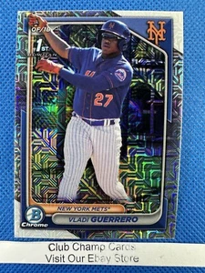 2024 #BCP-250 Vladi Guerrero Bowman Chrome Prospect 1st Mega Mojo Mets - Imagen 1 de 2