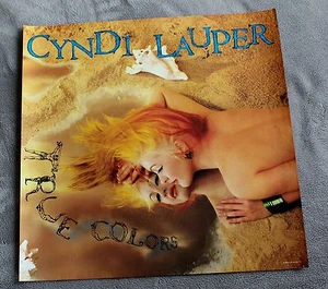 Cyndi Lauper True Colors 1986 CBS Records PROMO Music Poster #B 40313 VGEX C7 - Imagen 1 de 1