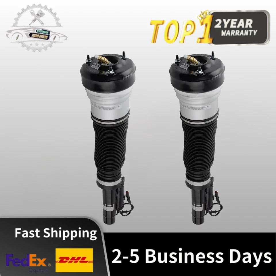 Par de puntales de suspensión neumática delanteros para Mercedes-Benz W220 S320 S430 S500 S600 S55 Foto 1 de 4