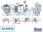 Compressor, Air Conditioning For Nissan Renault Nissens 89608