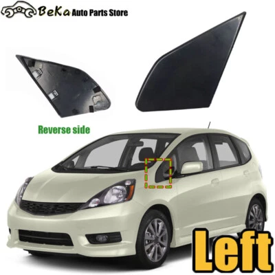 1Pcs For Honda Fit 2009-2013 Left Front Door Garnish Window Glass Plate Trim Cap - Image 1 of 4