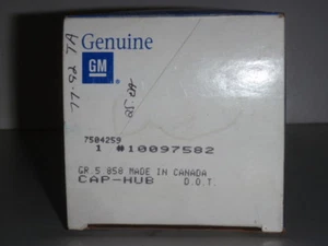 1977-81 PONTIAC TRANS AM NOS CHROME WHEEL CENTER PT # 10097582 - Picture 1 of 5