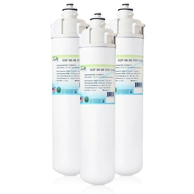 Swift Green SGF-96-38 VOC-Chlora Fits for Everpure EV9693-01 Filter (3 Pack) - Image 1 of 4