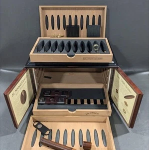 JC Newman Cigar Co. 110th Anniversary Limited Edition Cigar Humidor No. 193/250 - Picture 1 of 24