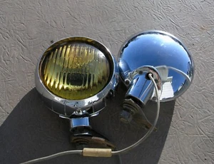 FOG LIGHTS 1965-68 Ford, Mercury Galaxie Mustang Fairlane Hot Old Low Rat 66 67 - Picture 1 of 7