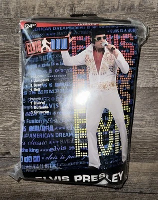 Костюм Элвиса Пресли новый мужской взрослый L 36-38 ELVIS NOW Deluxe вечеринка на Хэллоуин - Изображение 1 из 4