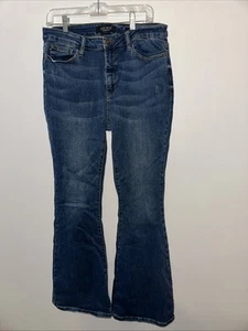 Judy Blue Flare Fit Jeans 13/31 Stretch Dark Wash High Rise Denim - Picture 1 of 2