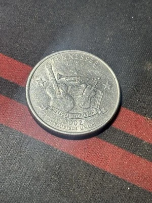 Gleaming Silver 1796/2002 Tennessee State Quarter - Image 1 of 2