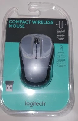 Logitech Compact 2.4GHz Wireless Mouse 910-005754 Blue or Gray - Image 1 of 2