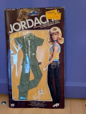 1981 Jordace Mego Corp Moda Novo no Pacote para 11 1/2" bonecas Macacão Verde - Imagem 1 de 4