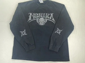 Metallica Langarm schwarz 2XL Vintage Anfang 2000’s Skull Print Heavy Metal - Bild 1 von 17
