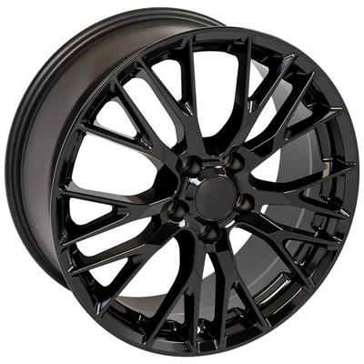 Black Wheel 19x8.5 Corvette Style for 1993-2002 Pontiac Firebird - Image 1 of 4