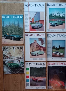 Vintage Road & Track Magazines  from 1956,  Lot of 8 - Bild 1 von 11