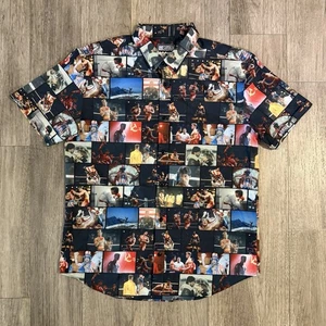 Camisa RSVLTS Rocky Button "No Easy Way Out" Kunuflex Hombre XL Apollo Drago - Imagen 1 de 13