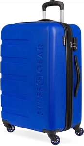 SwissGear 7366 erweiterbares Hartschalengepäck mit Spinner-Rollen, kobalt, kariert - - Bild 1 von 1