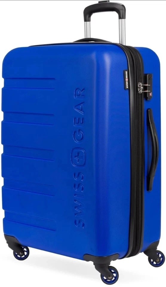 SwissGear 7366 Hardside Expandable Luggage with Spinner Wheels, Cobalt, Checked- - Image 1 of 1
