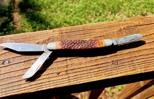 KABAR 1100 3 BLADE POCKET KNIFE With A Long History And Many Stories - Picture 1 of 8