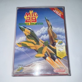 Nintendo NES Mig 29: Soviet Fighter Complete + All Papers, MINT Silver Cartridge