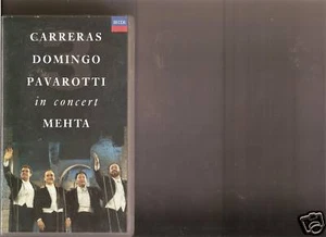 CARRERAS DOMINGO PAVAROTTI IN CONCERT  VIDEO VHS 90S OPERA MUSIC - Bild 1 von 1