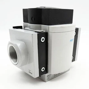 Festo MS6-DL-1/2 529817 Druckaufbauventil + Gewindeanschlussplatten -used- - Bild 1 von 7