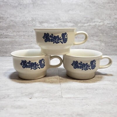 Set of 3 Pfaltzgraff Yorktowne Floral Mugs - Image 1 of 4