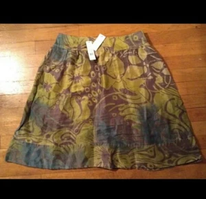 Theory Midi Skirt NWT Fauna Colored - Picture 1 of 5