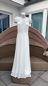 Brautkleid Hochzeitskleid Bodyflirt Boutique Spitze 36 38 Neu Standesamt Kleid - Bild 1 von 6