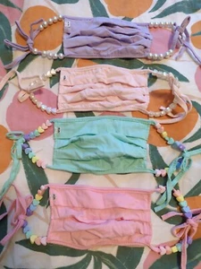 Stoney Clover Lane Face Pastel Masks Heart Star Rainbow Pearl Beads Kawaii - Picture 1 of 1