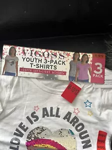 Vigos youth 3 pack T shirts/size M(10-12) - Picture 1 of 7
