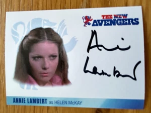 THE NEW AVENGERS TRADING CARD COLLECTION: AUTOGRAMMKARTE: ANNIE LAMBERT AL2 - Bild 1 von 1