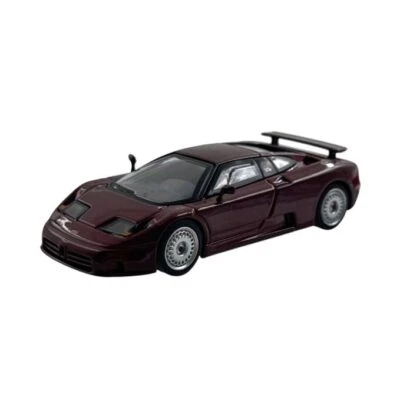 Modellino Auto Mini GT 1/64 Bugatti EB110 GT Dark Red Metallic - Immagine 1 di 3