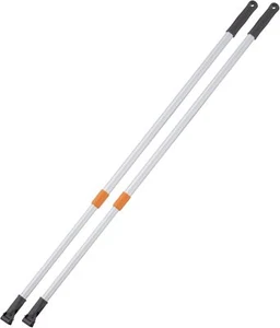 Mango Telescópico Aluminio Superio 35"-60" Largo, Gris, Paquete de 2 - Imagen 1 de 1