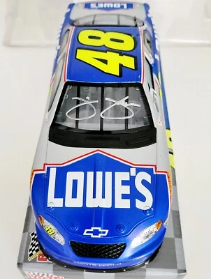 JIMMIE JOHNSON Signed Diecast Car LOWE'S #48 Ultra Series 1:24 Scale 2004 - Image 1 of 4