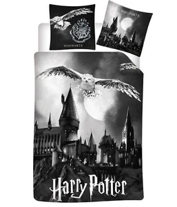 Harry Potter flanelle retournement linge de lit Poudlard 2 pièces 135 x 200 cm - Photo 1/6