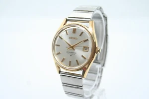 [EXC+3] Vintage SEIKO Seikomatic-R 8305-8010 Automatico Data 30J Quadrante Argento Uomo - Foto 1 di 12