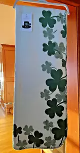 ST PATRICKS DAY DOCOFIL SHAMROCKS REVERSIBLE THROW BLANKET - Picture 1 of 3