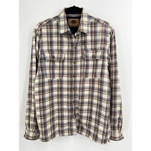 Vintage Boston Traders Fleece Lined Button Up Shirt Jacket Shacket Mens Large - Picture 1 of 13