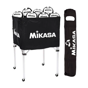 Mikasa BCSPSH Portable Ball Cart - Collapsible Volleyball Basket with Carry Bag - Picture 1 of 15