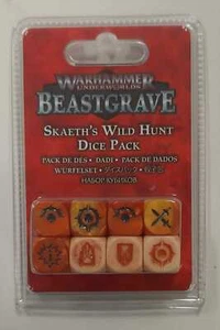 Warhammer Underworld Beastgrave - 110-66 Skaeth's Wild Hunt Dice Pack New Sealed - Imagen 1 de 2