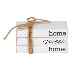 Home Sweet Home Book Block Size 5in W x 2.25in H x 3.375in D Pack of 2