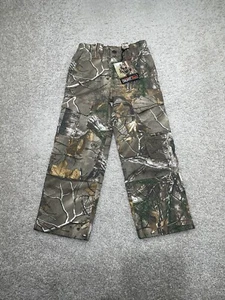 Red Head Mossy Oak Pants Boys 8 M Green Camo Break Up Infinity Silent-Hide NWT - Picture 1 of 13