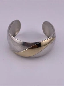 PULSERA BRAZALETE LEONORE DOSKOW DISEÑO ORO 14K Y PLATA ESTERLINA - Imagen 1 de 11