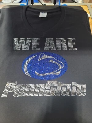 Penn State Nittany Lions Rhinestone V-Neck Shirt – Bling Women’s  We are - Image 1 of 4