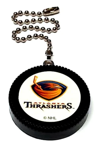 ATLANTA THRASHERS NEW NHL MINI PUCK LIGHT PULL 2" WIDE QUICK CHAIN CONNECTOR Cover