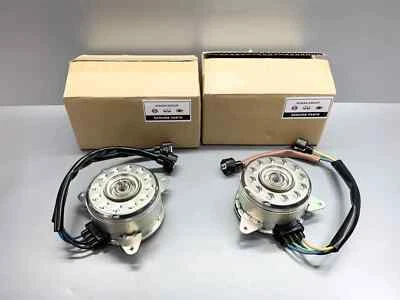 Par de motores de ventilador de radiador Nissan R35 GT-R GTR L R genuino JDM Foto 1 de 4