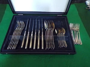 Robbe & Berking FRANZÖSISCH PERL Menübesteck für 6 Personen 30 Teile 150er TOP - Picture 1 of 12