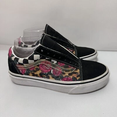 Zapatillas Vans Cheetah Rosa Estampado Old Skool Bajo Cuadros Patinador Escuela 6.5W 5M Foto 1 de 4