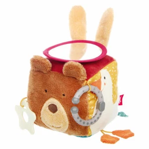 sigikid PlayQ Aktiv-Würfel Yellow Greifling Greifspielzeug Spielzeug Plüsch - Bild 1 von 3