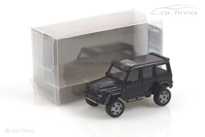 Brabus 4×4² Basis Mercedes-Benz G 500 4×4² schwarz Minichamps 1:87 870037204 - Bild 1 von 2