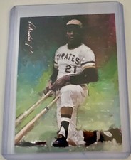 Roberto Clemente #94 Edward Vela #48 of 50 Limited Edition Sketch Art Card